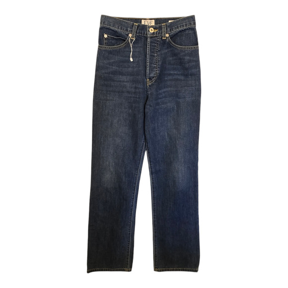Eve Denim Jeans Womens 26 Blue The Juliette Straight Leg Button Fly Made in USA - Picture 1 of 12